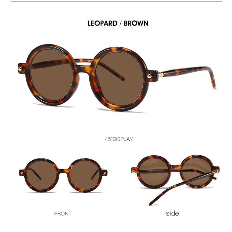 Wholesale Large Round Frame PC Sunglasses